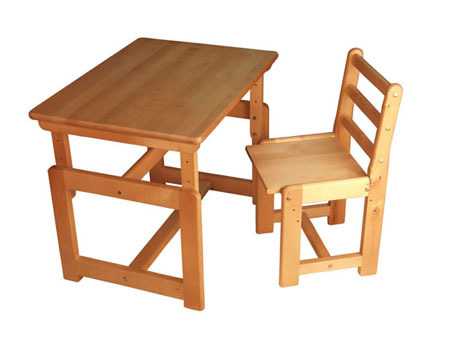 Детский набор мебели стул и стол