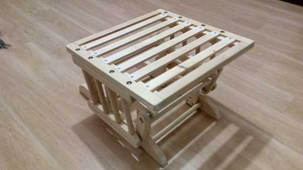 Пошаговое изготовление простого кресла-маятника из дерева или металла 27 - ДиванеТТо