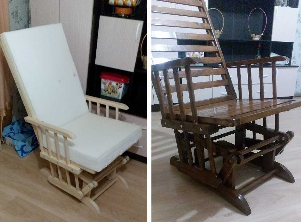 Пошаговое изготовление простого кресла-маятника из дерева или металла 35 - ДиванеТТо