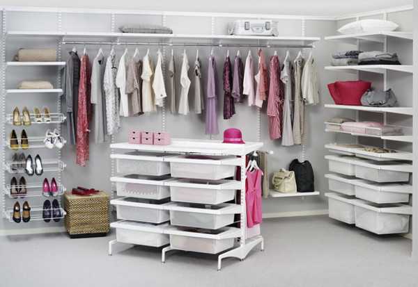 Обустройство гардеробной комнаты - оборудование и внутреннее наполнение