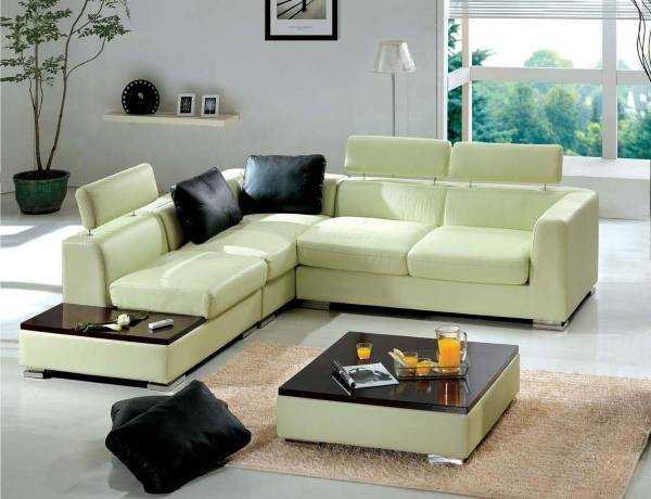 Зеленый диван и кресла