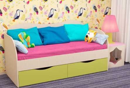 Преимущества детской кровати с ящиками, разновидности конструкций 87 - ДиванеТТо