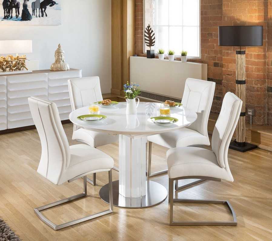 Размеры обеденных столов разных форм, советы по выбору мебели 27 - ДиванеТТо