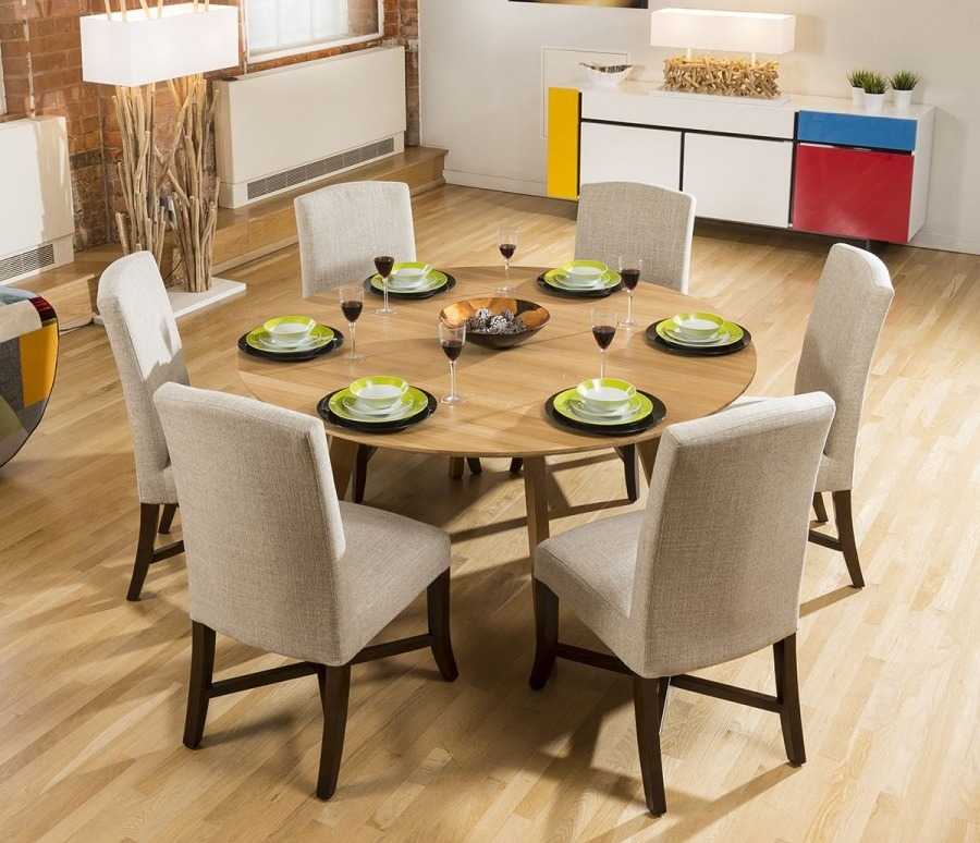 Размеры обеденных столов разных форм, советы по выбору мебели 31 - ДиванеТТо