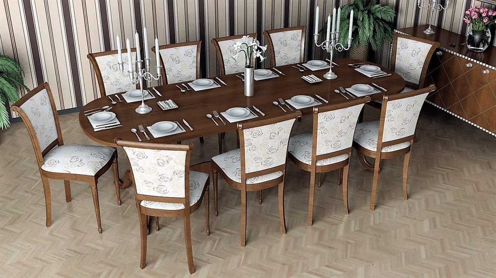 Размеры обеденных столов разных форм, советы по выбору мебели 41 - ДиванеТТо