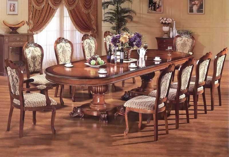 Размеры обеденных столов разных форм, советы по выбору мебели 45 - ДиванеТТо