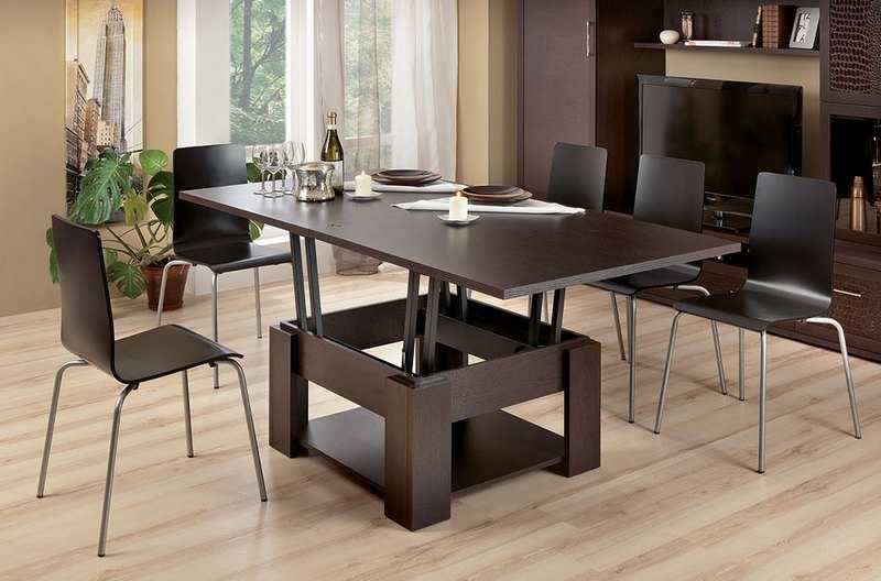 Размеры обеденных столов разных форм, советы по выбору мебели 53 - ДиванеТТо
