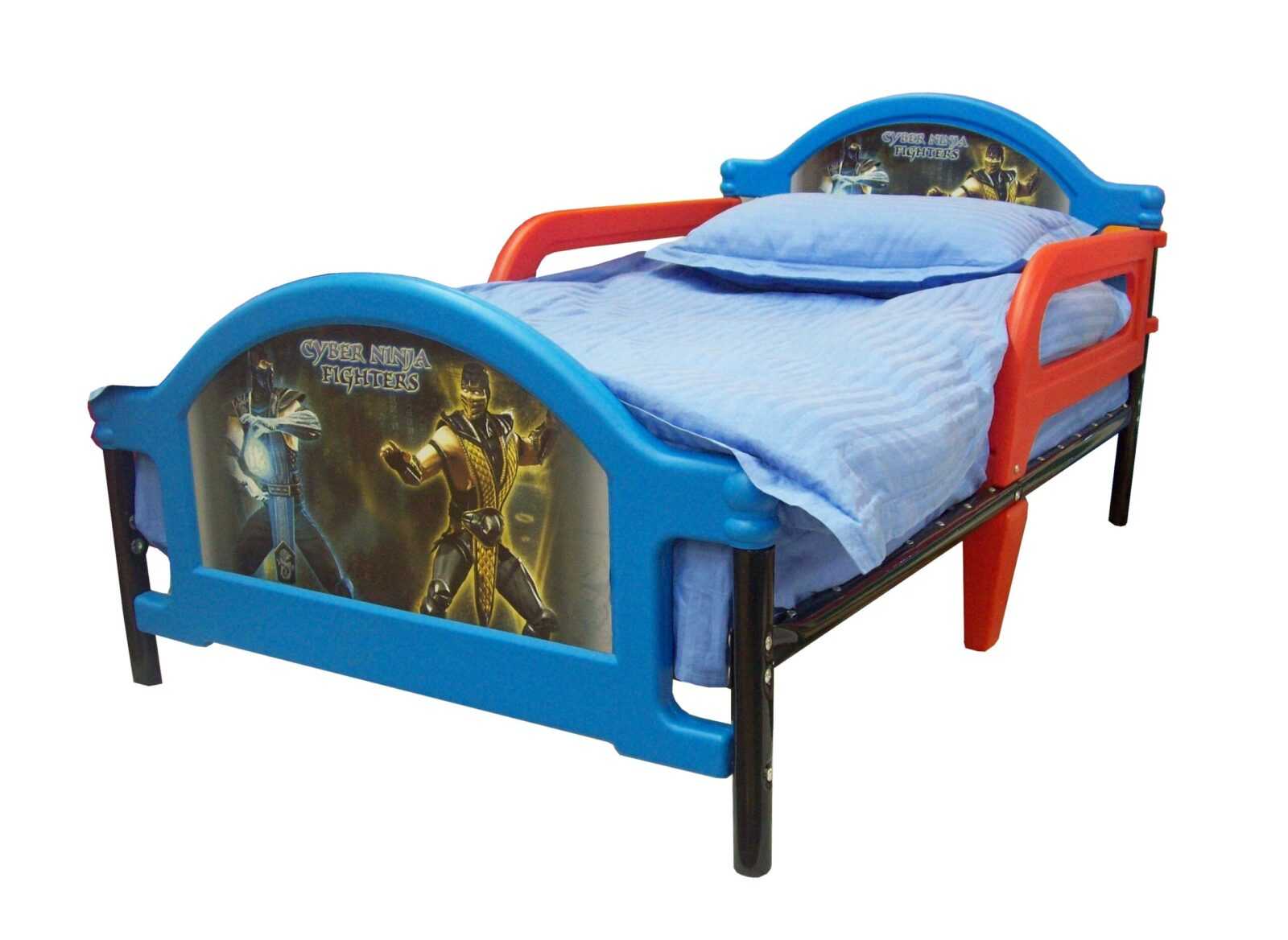 Пластиковые кровати с бортиками для ребенка