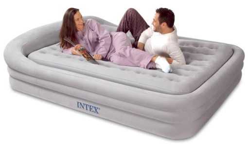 Съемный матрас современной кровати надувного типа
