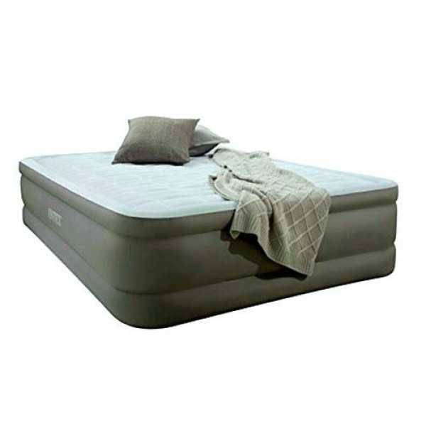 Надувная кровать двуспальная со встроенным насосом