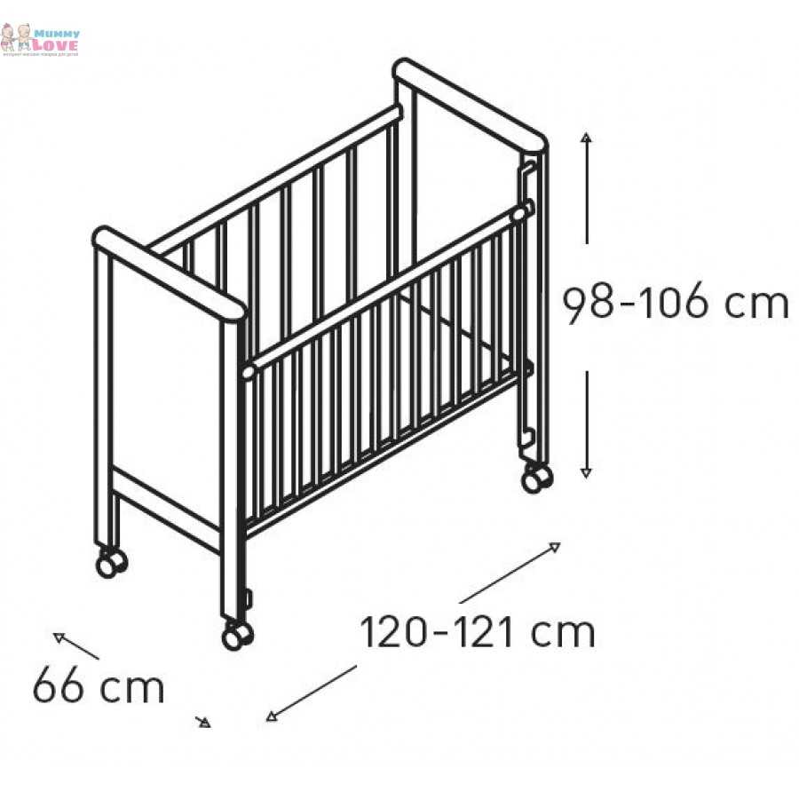 Размер кроватки для новорожденных