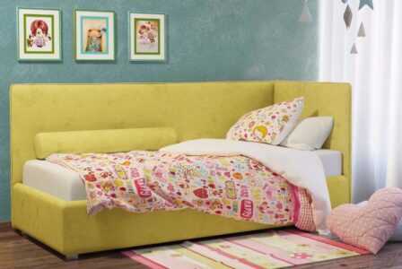 Разновидности детских кроватей с мягкой спинкой, размеры мебели 136 - ДиванеТТо