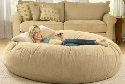 Надувная большая подушка для отдыха