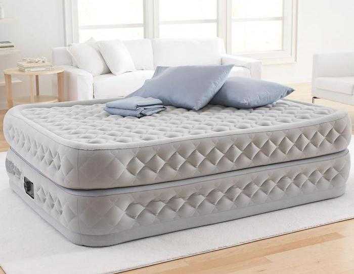 Духярусная кровать надувного типа