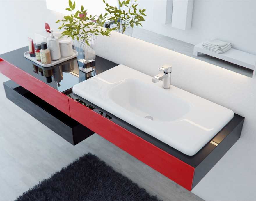 Разновидности столиков для ванной, популярные цвета и дизайны 33 - ДиванеТТо