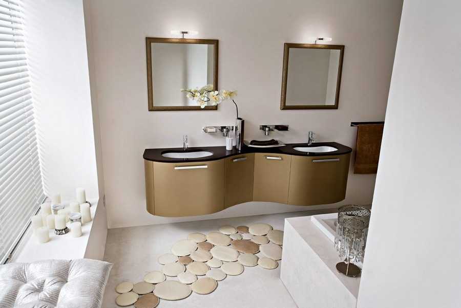 Разновидности столиков для ванной, популярные цвета и дизайны 37 - ДиванеТТо