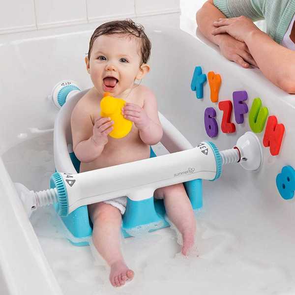 Разновидности стульчиков для купания малыша в ванной, советы по выбору 3 - ДиванеТТо