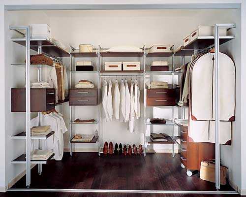 система хранения гардеробной