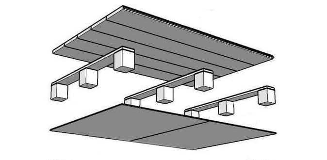 Способы изготовления столов из поддонов, интересные конструкции 47 - ДиванеТТо