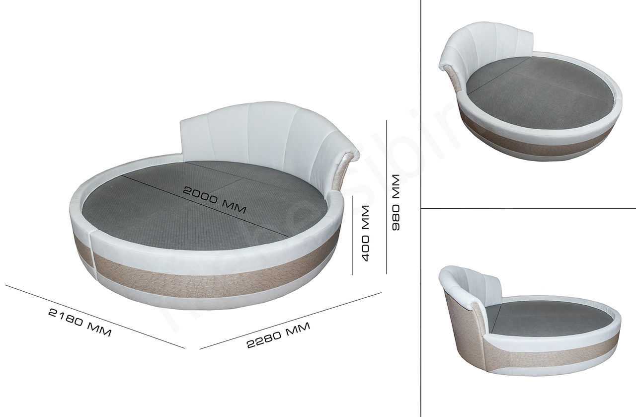Круглая кровать и ее особенности