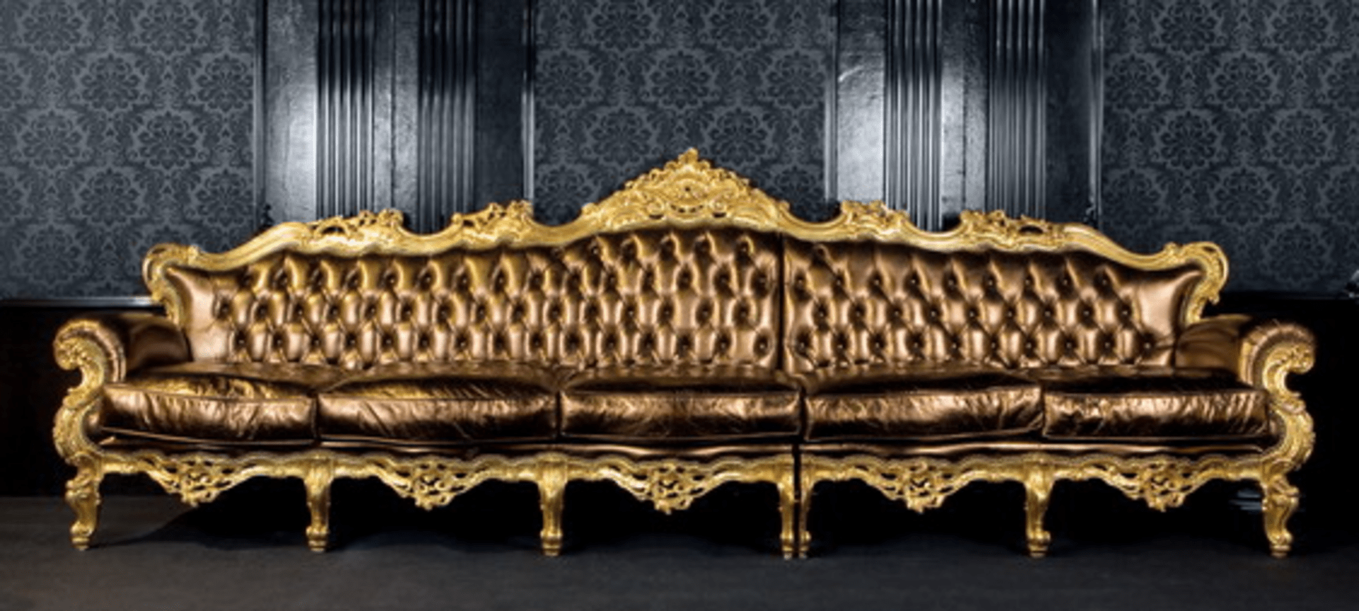 Красивая золотая мебель
