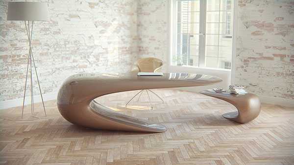Уникальные дизайнерские столы, необычные материалы и функции 13 - ДиванеТТо