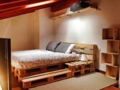 Варианты кроватей выполненных в стиле лофт, креативные дизайнерские идеи 151 - ДиванеТТо