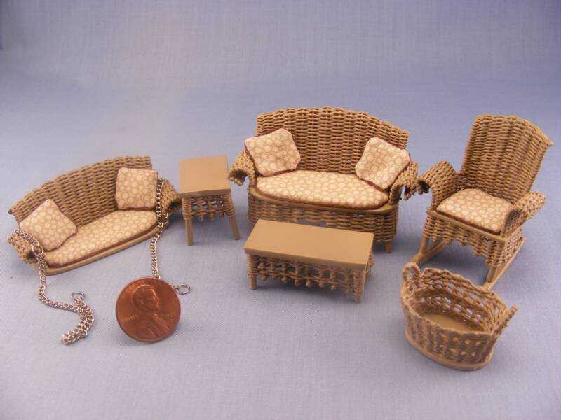 Плетеные предметы мебели