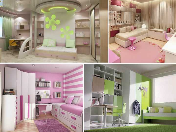 Интересная комната для девочки подростка