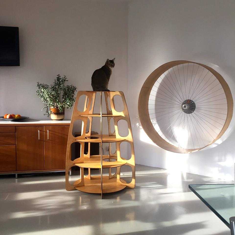 Мебель для кошек домик с когтеточкой