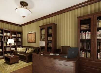 Варианты мебели в домашний кабинет, обустройство рабочего пространства 130 - ДиванеТТо