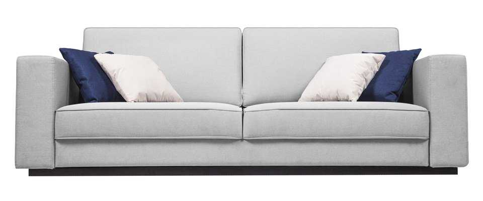 Белый большой диван