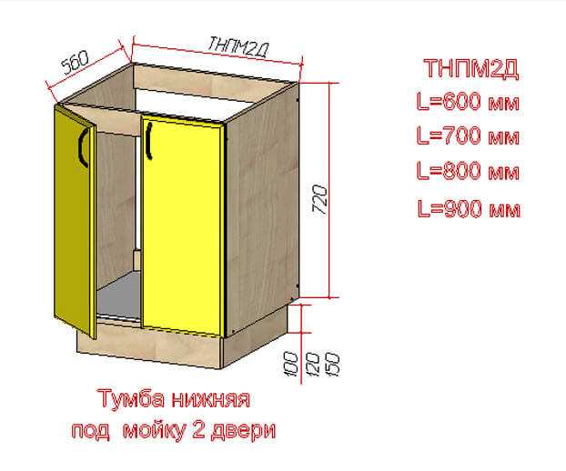 Тумба нижняя