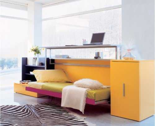 Яркие оттенки мебели для дома