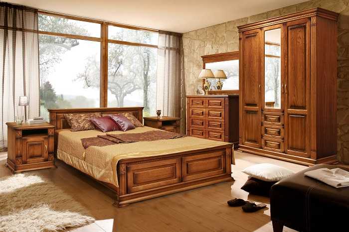 Деревянная мебель для спальни