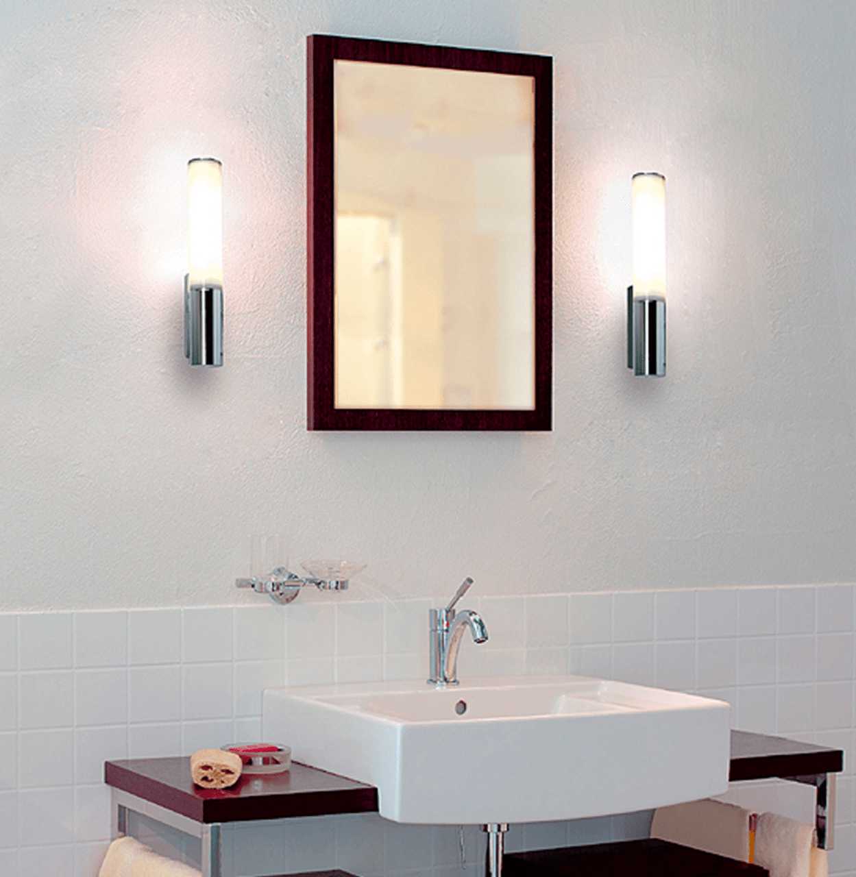 Виды подсветки для зеркала в ванной, варианты установки и подключения 39 - ДиванеТТо