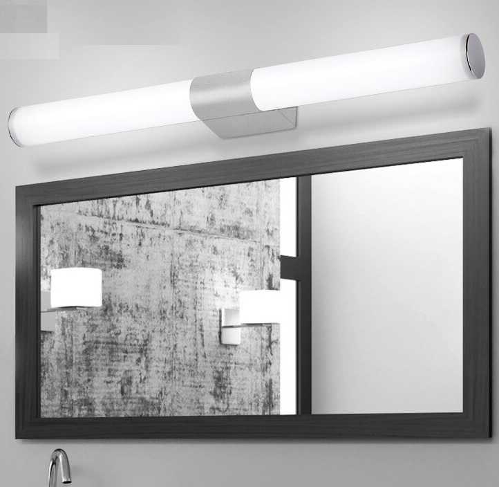 Виды подсветки для зеркала в ванной, варианты установки и подключения 41 - ДиванеТТо