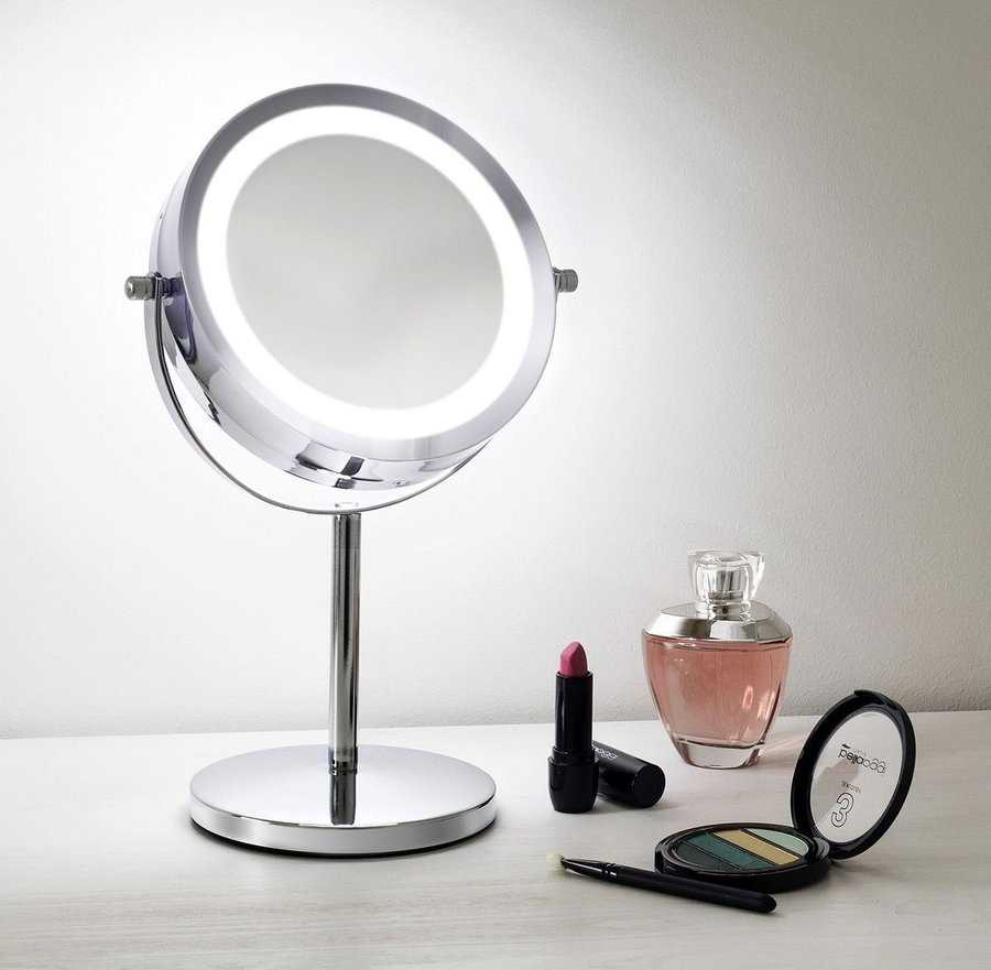 Виды зеркал с подсветкой для макияжа, советы по выбору и размещению 1 - ДиванеТТо