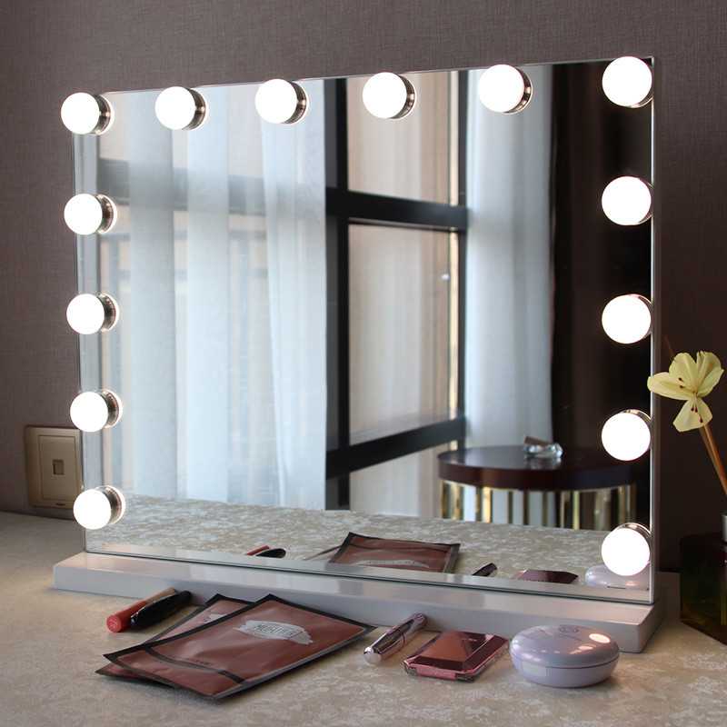 Виды зеркал с подсветкой для макияжа, советы по выбору и размещению 3 - ДиванеТТо