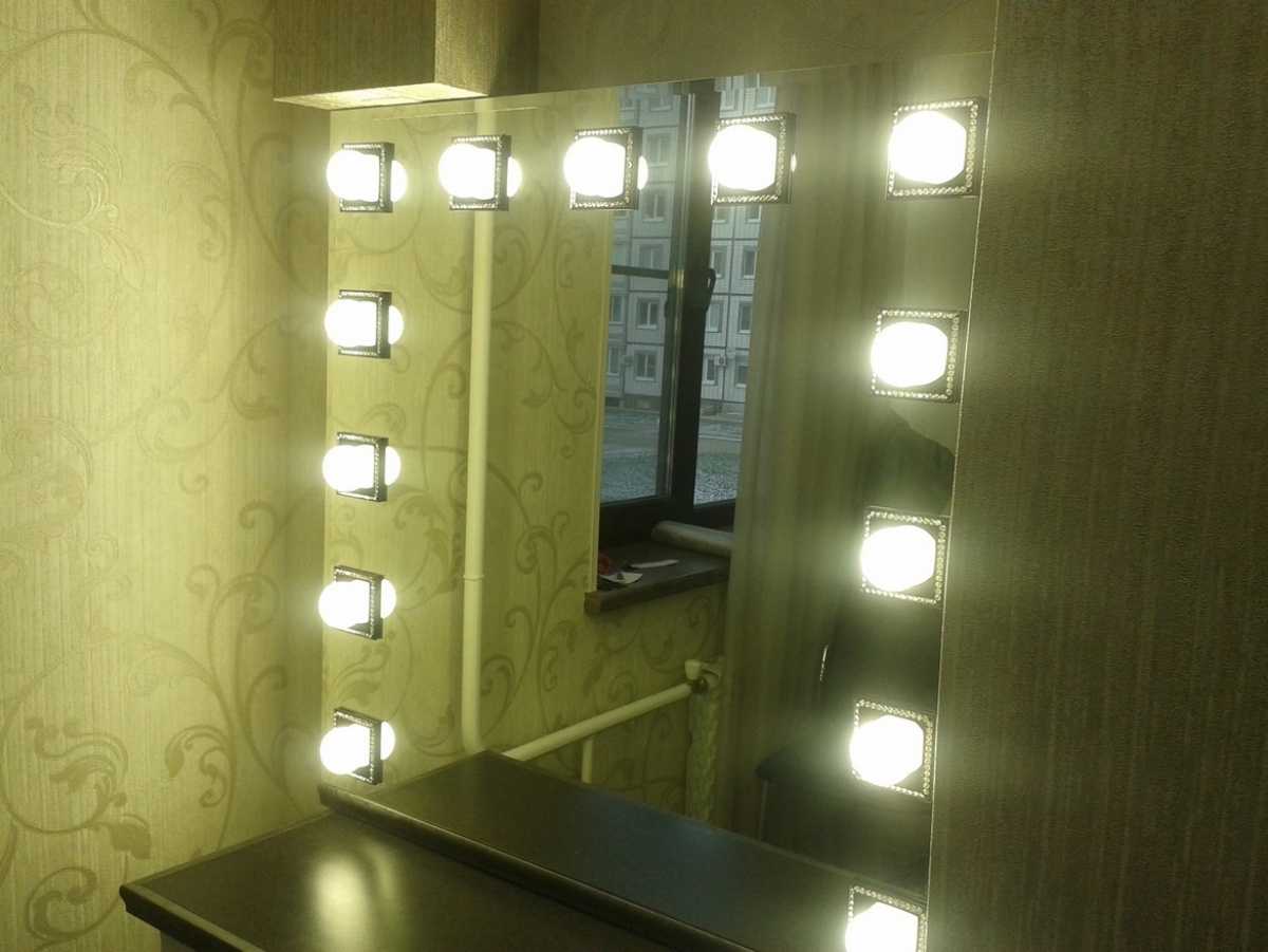 Виды зеркал с подсветкой для макияжа, советы по выбору и размещению 47 - ДиванеТТо