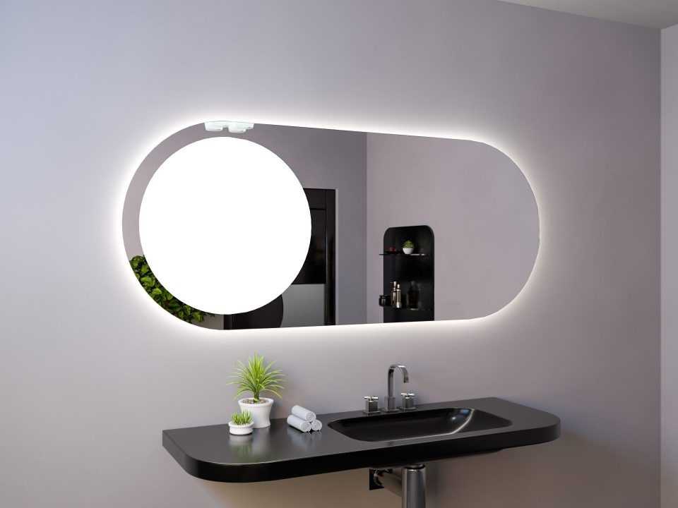 Виды зеркал с подсветкой для макияжа, советы по выбору и размещению 55 - ДиванеТТо