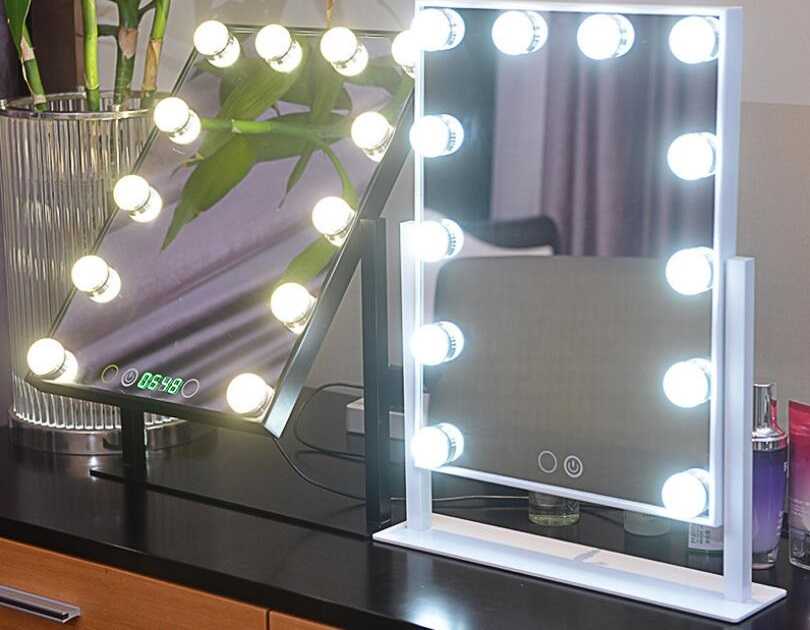 Виды зеркал с подсветкой для макияжа, советы по выбору и размещению 71 - ДиванеТТо