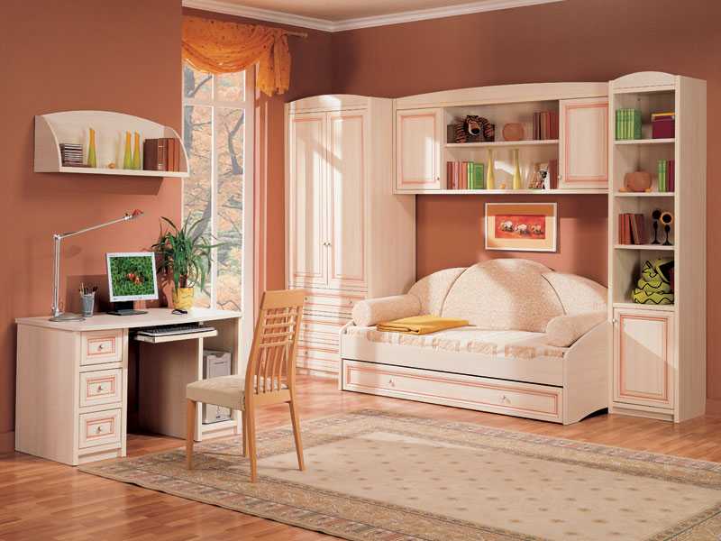 Белая мебель для детской спальни